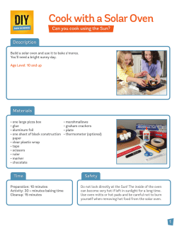 Cook with a Solar Oven_v1