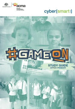 GameOn Upper Primary Study Guide