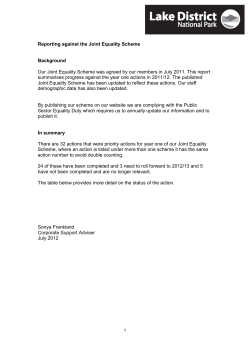Join Equality Scheme 2011 - 12 delivery (Word document)