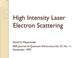 In the field of an intense laser, photon