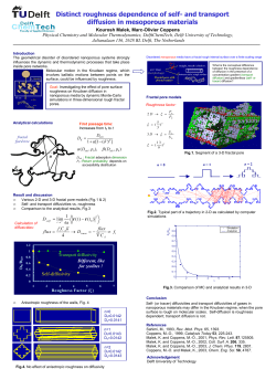 Distinct roughness dependence of self