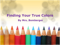 Finding Your True Colors