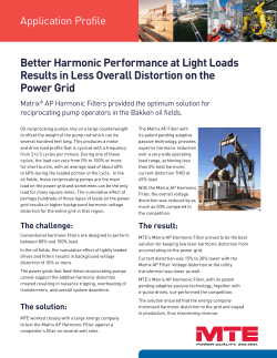 Better Harmonic Performance at Light Loads Results in Less Overall