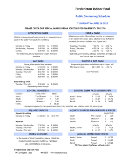 Fredericton Indoor Pool