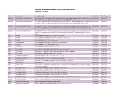 Extreme Networks Hardware End-of