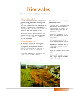 Bioswale info - City of Jefferson