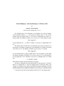 Polynomially and rationally convex sets