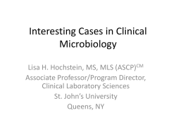 Case #1 - ASCLS-NY