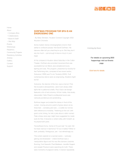 dorfman program for spa is an engrossing one