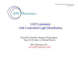 LED Luminaire with Controlled Light Distribution