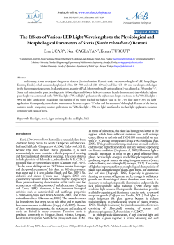 The Effects of Various LED Light Wavelengths to the Physiological