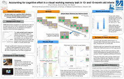 Poster - UMASS BOSTON BABY LAB
