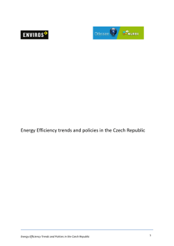 Energy Efficiency trends and policies in the - ODYSSEE-MURE