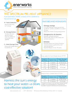 Harness the sun`s energy to heat your water&mdash;a clean, cost