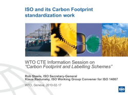 Presentation - World Trade Organization