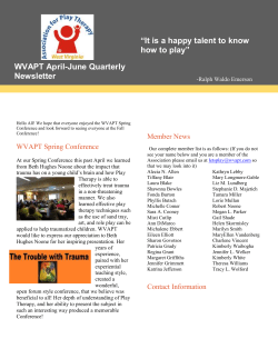 Newsletter - WV Association for Play Therapy