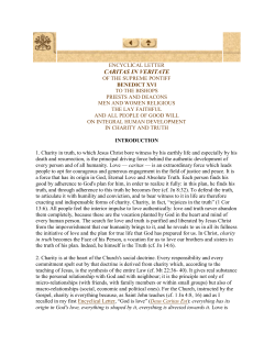Caritas in Veritate