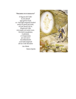 preghiera di un emigrante