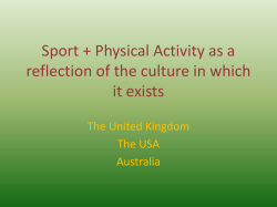 Sport as a reflection of US culture