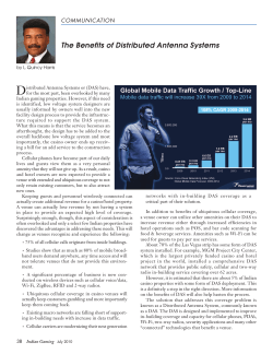 The Benefits of Distributed Antenna Systems