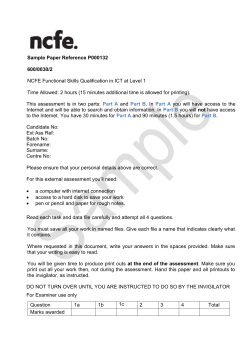 Functional Skills ICT Assessment