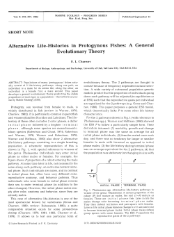 Alternative Life-Histories in Protogynous Fishes: A