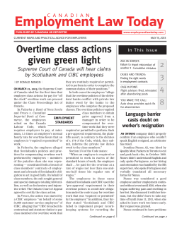 Overtime class actions given green light