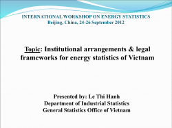 Energy consumption by sector