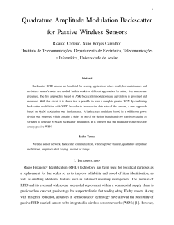 Quadrature Amplitude Modulation Backscatter for Passive