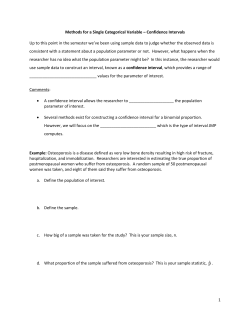 Methods for a Single Categorical Variable &ndash; Confidence Intervals Up
