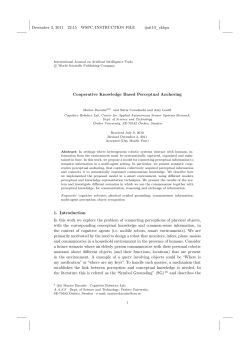 Cooperative Knowledge Based Perceptual Anchoring