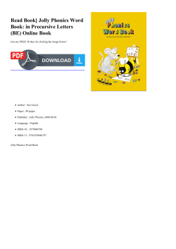 Read Book] Jolly Phonics Word Book: in Precursive Letters (BE
