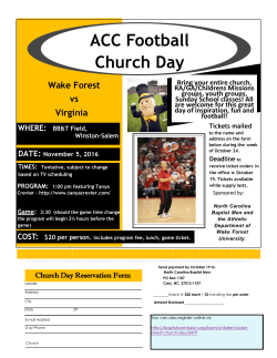 ACC Football Church Day