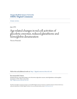 Age related changes in red cell activities of glycolytic enzymes