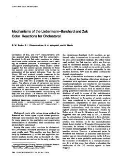 Mechanisms of the Liebermann-Burchard and Zak Color Reactions