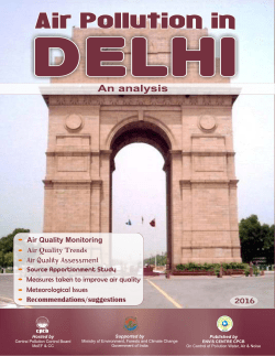 Air Quality of Delhi _060716