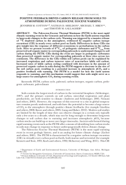 positive feedback drives carbon release from soils to atmosphere