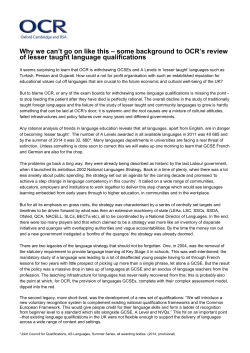 OCR document setting out background, received with email