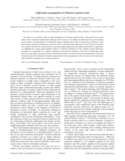 Light-pulse propagation in Fibonacci quasicrystals