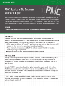 PMC Sparks a Big Business Win for E Light