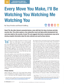 Every Move You Make, I`ll Be Watching You Watching Me Watching