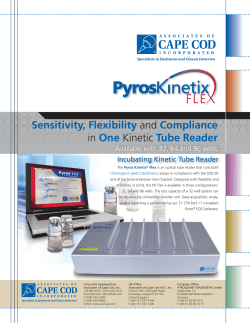Sensitivity, Flexibility and Compliance in One Kinetic Tube Reader