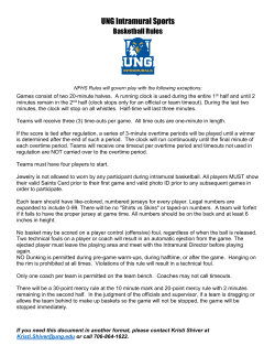 UNG Intramural Sports