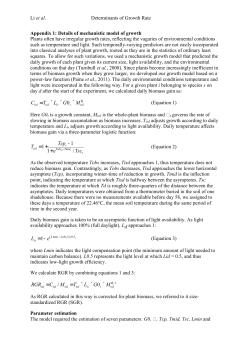 Li et al. Determinants of Growth Rate Appendix 1: Details of