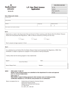 LP Gas Plant Licence Application.cdr