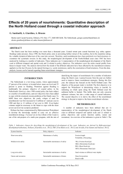 Effects of 20 years of nourishments: Quantitative description of the