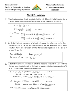 Sheet 2 - solution