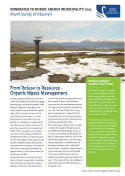 From Refuse to Resource - Organic Waste Management