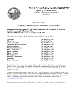 Nomination Press Release 2017