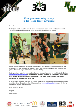 Entry form available for